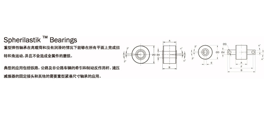 Spherilastik Bearings减振器